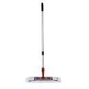 CleanSV Aura2 Reinigungswagen mit Ablage, Wischset mit 50 cm Profi Klapphalter, 5 x 50 cm CleanSV Baumwolllmops und Telekopstiehl