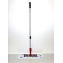 CleanSV Wischset black 40 cm - 24 Liter, Sprintus Putzeimer mit 4 Rädern gelb mit Presse, 3 Baumwollmop, Teleskppstiehl und Mophalter 40 cm