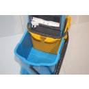 CleanSV Vera blue Kunststoff Putzwagen Wischwagen mit Profipresse