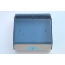 CleanSV® Kap Weiss/Hellblau-Transparent  Papierhandtuchspender aus Kunststoff