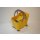 CleanSV© Wischset Bay gelb 50 cm - Reinigungswagen mit Presse, ein Mopset 50 cm : bestehend aus 3 x 50 cm Baumwollmops, 50 cm Mophalter und Profi Teleskopstiehl