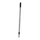 CleanSV®  Wischset grau 50cm - 16 Liter, PE Putzeimer / Reinigungswagen mit 4 Rädern und Moppresse, 3 CleanSV® Baumwollmops 50 cm, Mophalter und Teleskpstiehl