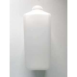 CleanSV&reg;  Euroflasche Leerflasche eckig 0,5 Liter Kunststoff -- 5 St&uuml;ck im Paket -- f&uuml;r Seifenspender und Desinfektionsspender