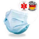 CleanSV B/L/F Medizinische Gesichtsmaske OP Maske  50 Stück Pack- TYPE II R DIN EN 14683:2019 - Made in Germany -