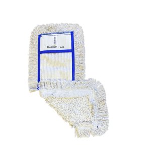 ECO einfacher Baumwollmop blau 50 cm Wischmop, Putzmop, Bodenwischer, Wischbezug