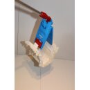 CleanSV Laschenmop 50 cm Servicewagen, Reinigungswagen. 2 x 16 Liter Eimer Bodenwischer