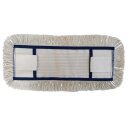 CleanSV® Wischset PE Laschenmop 50 cm Lamo, Reinigungswagen 2 x 18 Liter Eimer, Presse, Deichsel, 1 Laschenmop Halter Lamo, 3 x Laschenmop Baumwolle, Teleskopstiehl