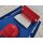 CleanSV® Wischset Kunststoff,  Laschenmop 50 cm Lamo, Ablage, Reinigungswagen 2 x 18 Liter Eimer, Presse, Deichsel, 1 Laschenmop Halter Lamo, 3 x Laschenmop Baumwolle, Teleskopstiehl