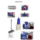 CleanSV Wischset kleiner Servicewagen PE Laschenmop 40 cm Lamo, 3x Laschenmoop, Laschenmophalter, Teleskopstiehl