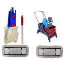 CleanSV Laschenmop Wischset Profi PE 50 cm 3 Lamo Mop...