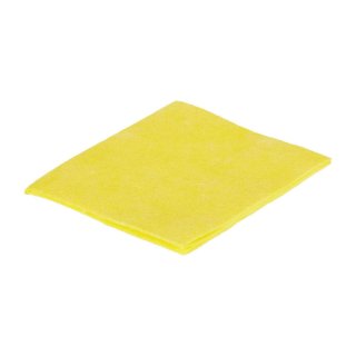 CleanSV 12 Stück Microfasertücher gelb 40 cm x 40 cm Reinigungstuch Mikrofasertuch Professional